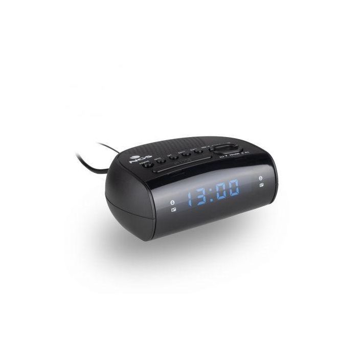 DESPERTADOR NGS SUNRISE HIT - DISPLAY LED - RAFIO FM/AM - ALARMA DUAL(RADIO/ZUMBIDO) - FUNCIÓN SNOOZE/SLEEP TIMER - ALIMENTACIÓN 230V/2*AAA 2