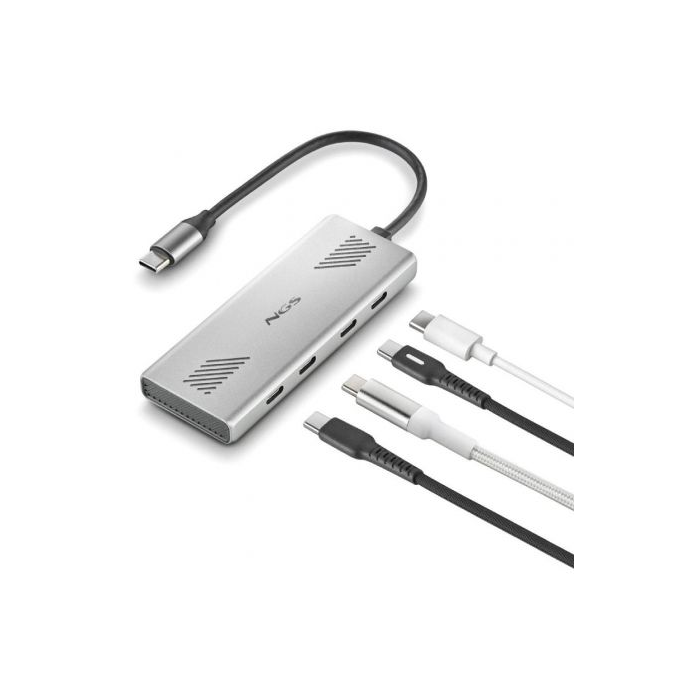 Hub USB Tipo-C NGS Wonder4-C/ 4xUSB Tipo-C 2