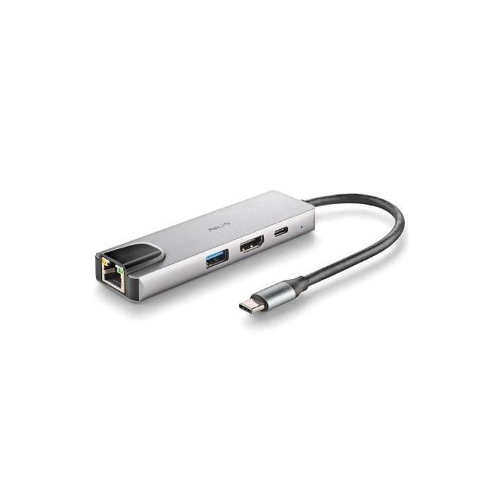 Docking USB Tipo-C NGS WonderDock Supra/ 1xUSB/ 1xUSB Tipo-C DP/ 1xHDMI/ 1xRJ45 2