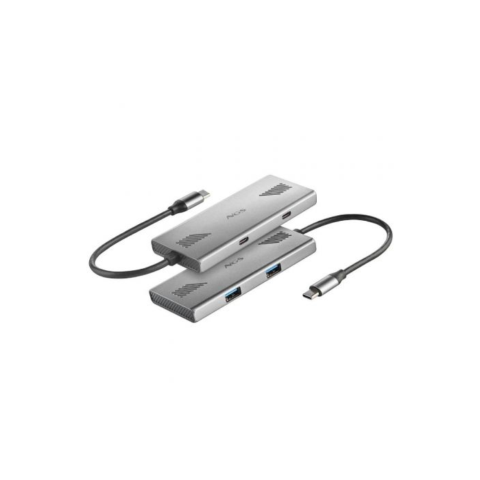 Hub USB Tipo-C NGS WonderDuo-C / 2xUSB/ 2xUSB Tipo-C 1