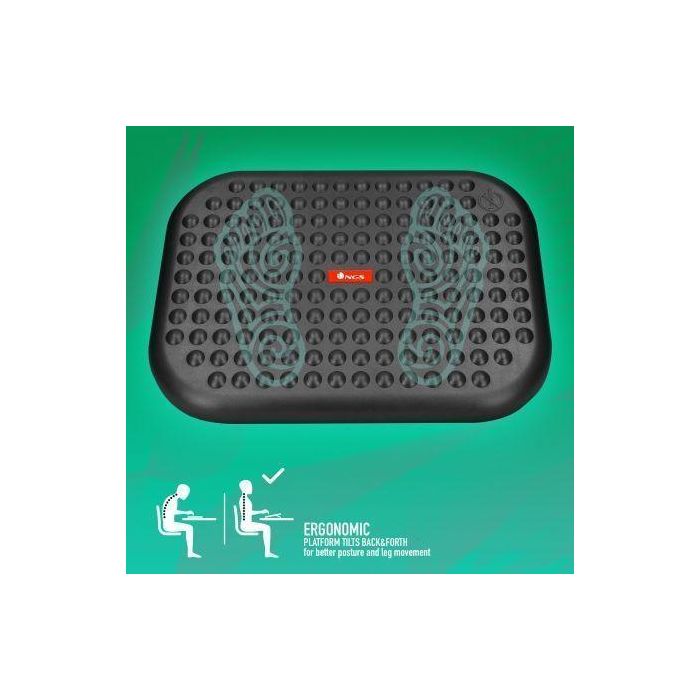 Reposapiés Ergonómico/ Inclinable/ Ajustable NGS Footnest/ 448 x 335mm 3