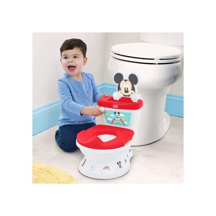 Bright Starts BRI17552 - Orinal 2 en 1 Disney Baby Mickey MySize, Mini Inodoro con Reductor de Asiento y Orinal Extraíble para Fácil Limpieza 3 Bright Starts BRI17552 - Orinal 2 en 1 Disney Baby Mickey MySize, Mini Inodoro con Reductor de Asiento y Orinal Extraíble para Fácil Limpieza 3