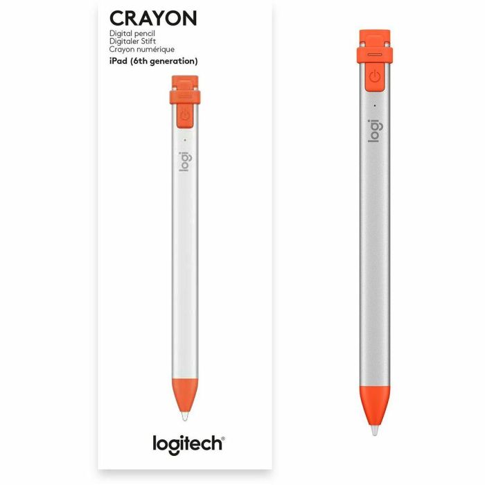 Logitech Lápiz Digital Crayon para iPad - Inalámbrico, Pixel Precisión, Compatible con iPad Air, Pro y Mini 15