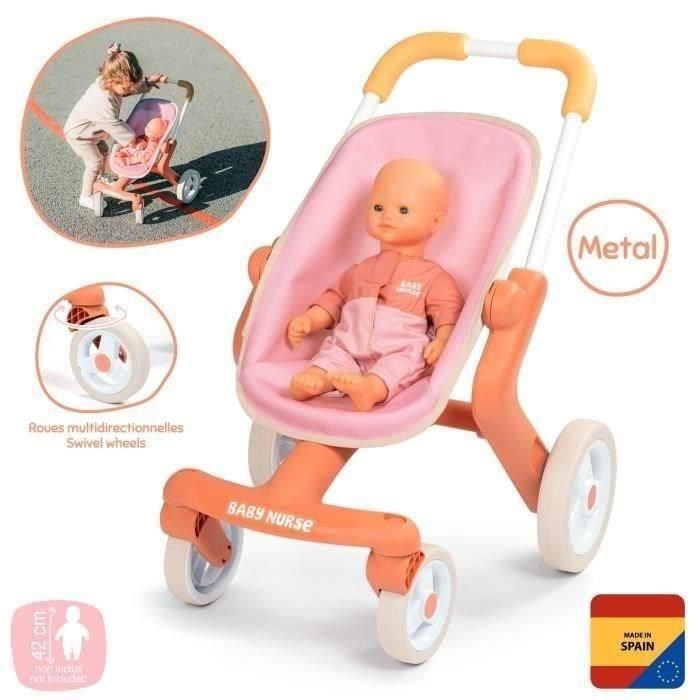 Smoby SMO3032162512241 Baby Nurse - Cochecito Pop para muñecas, a partir de 18 meses 4