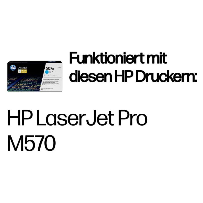 HP Laserjet 507A Toner Cian 1