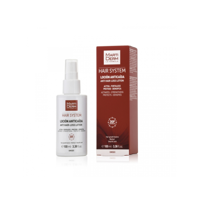 Martiderm Hair System Locion Anticaida Unisex 100 mL 1 Martiderm Hair System Locion Anticaida Unisex 100 mL 1