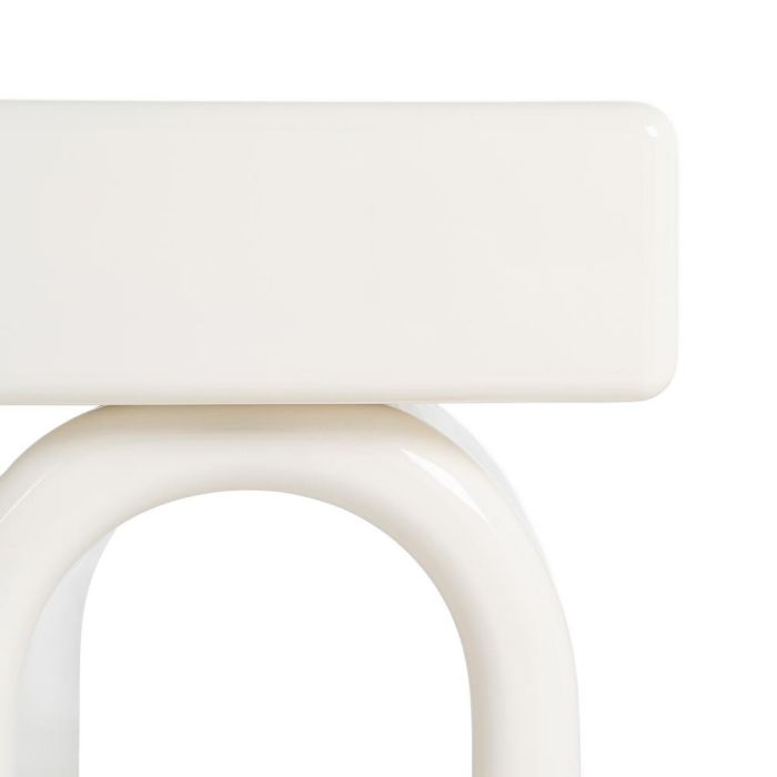 Mesita Lacado Crema Dm Dormitorio 50 X 40 X 57 cm