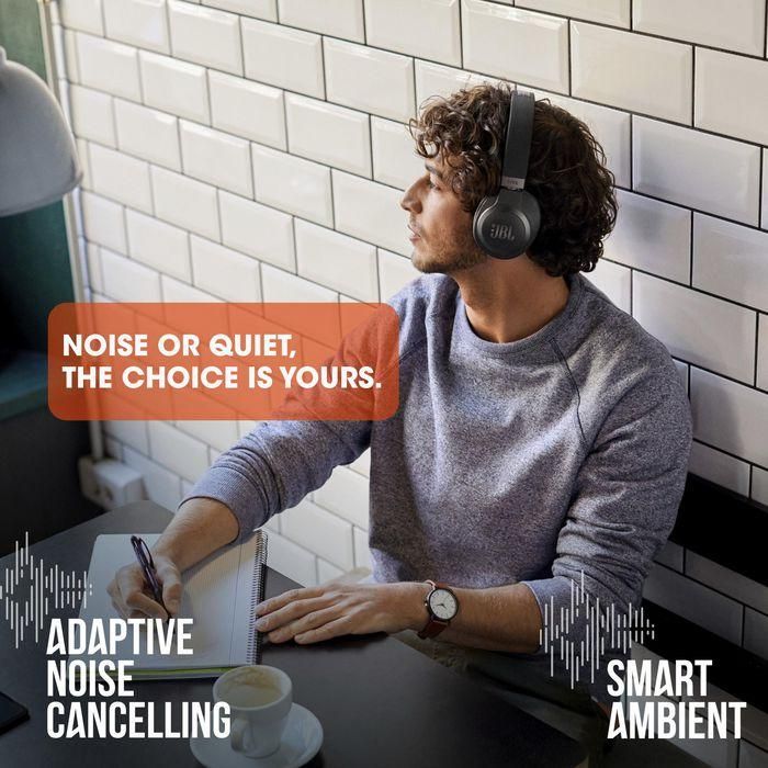 JBL JBL LIVE 660NC, Wireless Over-Ear Noise-Cancelling Headphones with Mic, Black 8 JBL JBL LIVE 660NC, Wireless Over-Ear Noise-Cancelling Headphones with Mic, Black 8