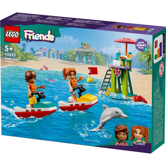 LEGO 42623 Moto Acuática de la Playa Friends con 2 Minipersonajes, Delfín y Accesorios, Juguete +5 años 11 LEGO 42623 Moto Acuática de la Playa Friends con 2 Minipersonajes, Delfín y Accesorios, Juguete +5 años 11