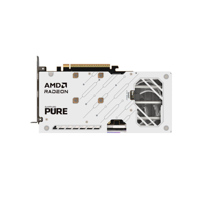 Sapphire PURE RX 9060 XT GAMING OC 16GB GDDR6 128BIT 2HDMI+2DP ARGB Blanco (3 Ventiladores) - 11350-02-20G 2