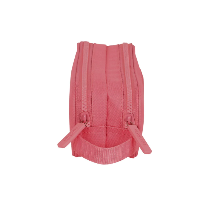 Safta Portatodo Doble Basic Rosa 21x8x6cm 2