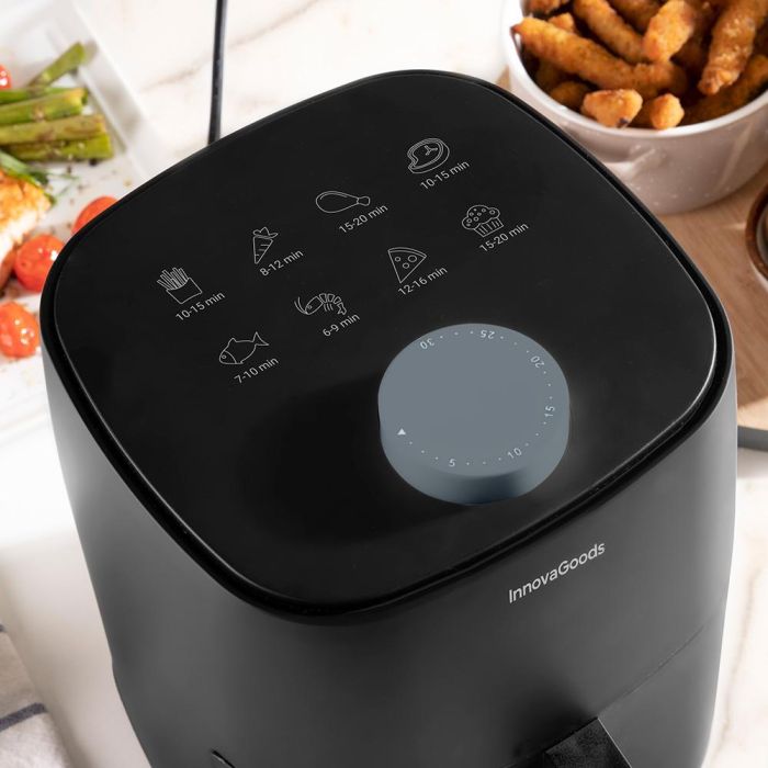Innovagoods Freidora de aire 2,2L 1200W con cesta antiadherente, temporizador y sistema de aire 360°C V0103713 2 Innovagoods Freidora de aire 2,2L 1200W con cesta antiadherente, temporizador y sistema de aire 360°C V0103713 2