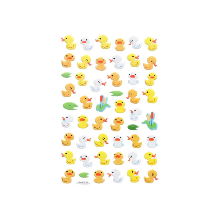Imaginovo Pegatinas Cute Animals Patitos con Relieve 190x105 mm 3