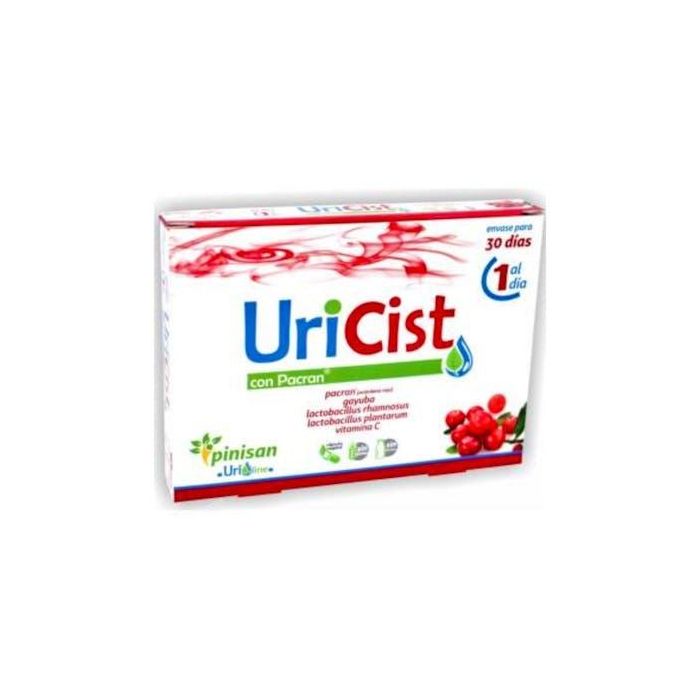 PINISAN Uricist 30 Cápsulas con Arándano Rojo y Vitamina C para el Mantenimiento del Sistema Urinario