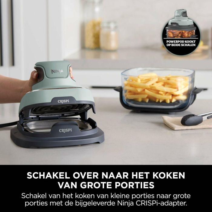 Ninja Freidora Portátil sin Aceite CRISPI NIN0622356317634 Recipientes 1.4L y 3.8L 4 Programas 1700W Salvia 11 Ninja Freidora Portátil sin Aceite CRISPI NIN0622356317634 Recipientes 1.4L y 3.8L 4 Programas 1700W Salvia 11