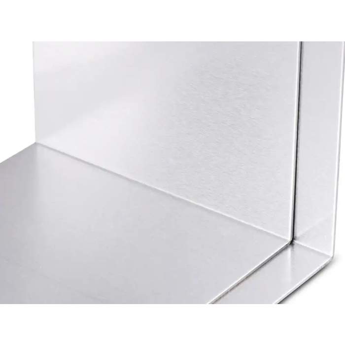 Maul Apoyalibros Metálico 100x80x100 mm Juego Aluminio Plateado Anodizado Resistente Arañazos Oficina Hogar 5