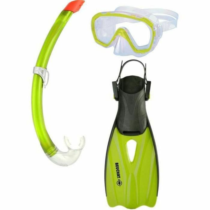 BEUCHAT Máscara ajustable y aletas de snorkel 30/32