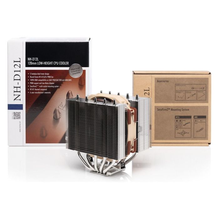 NOCTUA NH-D12L Refrigerador de aire para Procesador Sockets LGA1851/1700/1200/115x/AMD