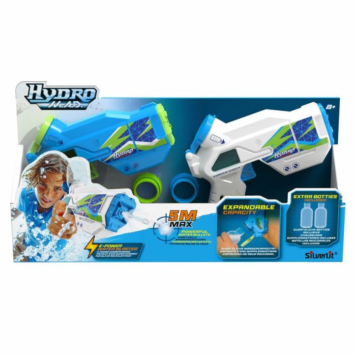 Silverlit HYDROMAD MINI BLASTER PACK 2 Pistola de Agua Electrónica - A partir de 8 años - AAAPP08888 1 Silverlit HYDROMAD MINI BLASTER PACK 2 Pistola de Agua Electrónica - A partir de 8 años - AAAPP08888 1