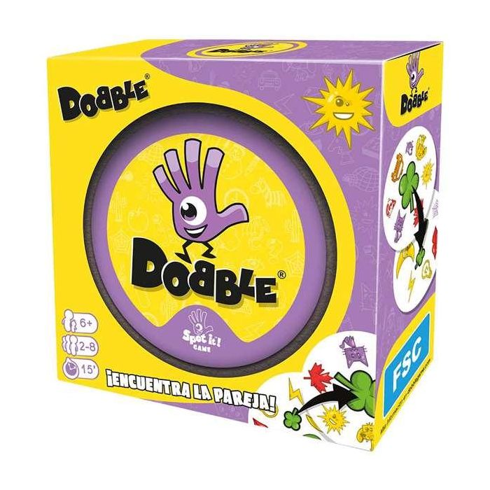Asmodee Juego Dobble. Juego de cartas basado en la velocidad, observación y reflejos para niños y adultos. 18