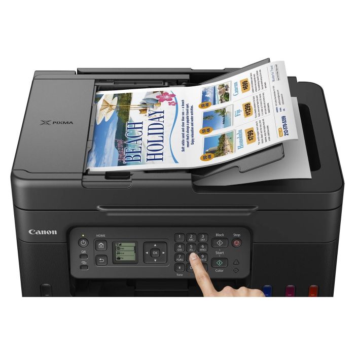 Canon G4570 Megatank Impresora Multifunción 4 en 1 Inyección de Tinta Color Wi-Fi ADF Negro 3