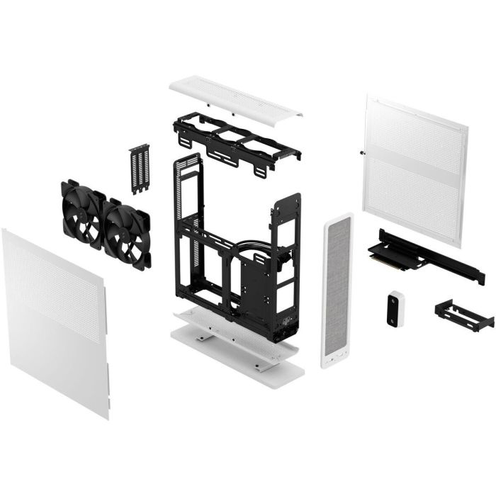 Fractal Design FRA1690884278854 Caja Mini Torre Ridge White mITX PCIe 4.0 Blanco 12 Fractal Design FRA1690884278854 Caja Mini Torre Ridge White mITX PCIe 4.0 Blanco 12
