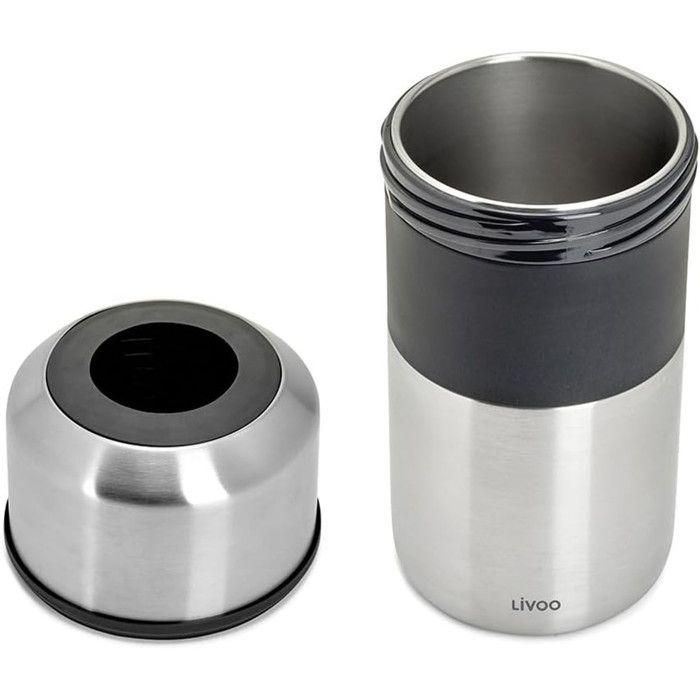 Livoo GS158 Enfriador de Botellas de Acero Inoxidable y Silicona, 11,5 cm de diámetro 3 Livoo GS158 Enfriador de Botellas de Acero Inoxidable y Silicona, 11,5 cm de diámetro 3