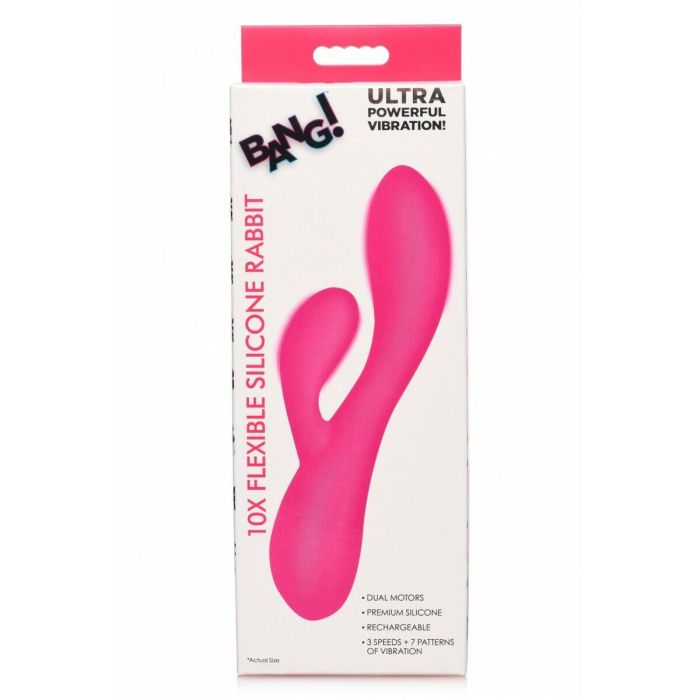 Vibrador Doble Estimulación XR Rosa Silicona 1 Vibrador Doble Estimulación XR Rosa Silicona 1