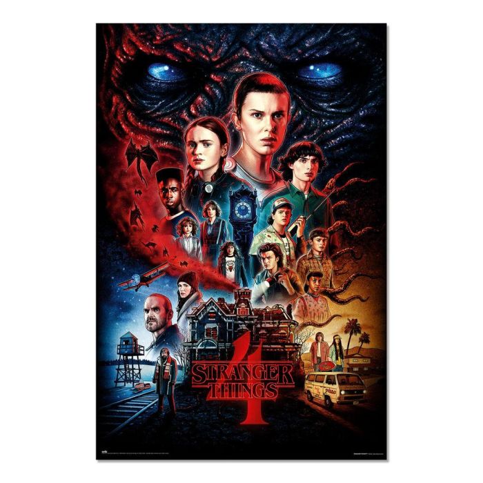 ERIK Poster Stranger Things 4 Casa de Vecna 91,5x61cm Papel Brillo 150gr