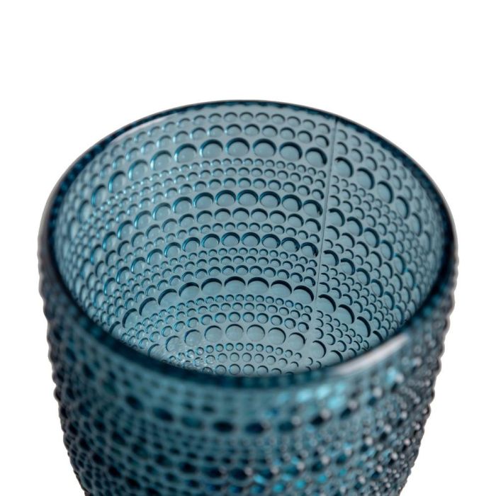 Copa Azul Cristal Decoración 8,80 X 8,80 X 16,40 cm