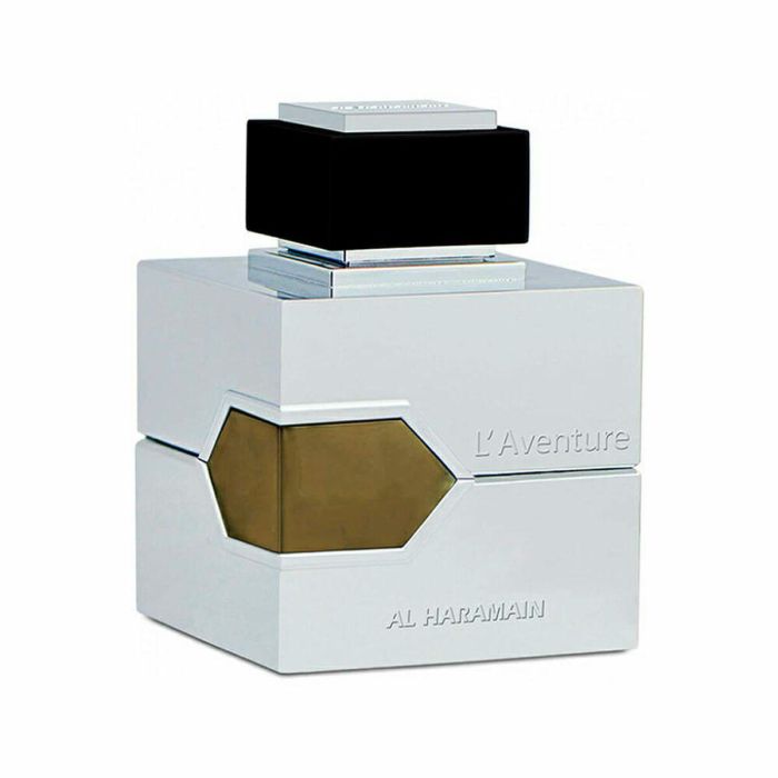 Al Haramain L'Aventure Perfume Eau de Parfum Vaporizador para Hombre 100 ml. Fragancia Chipre Frutal con Notas Cítricas, Jazmín y Pachulí. Al Haramain L'Aventure Perfume Eau de Parfum Vaporizador para Hombre 100 ml. Fragancia Chipre Frutal con Notas Cítricas, Jazmín y Pachulí.