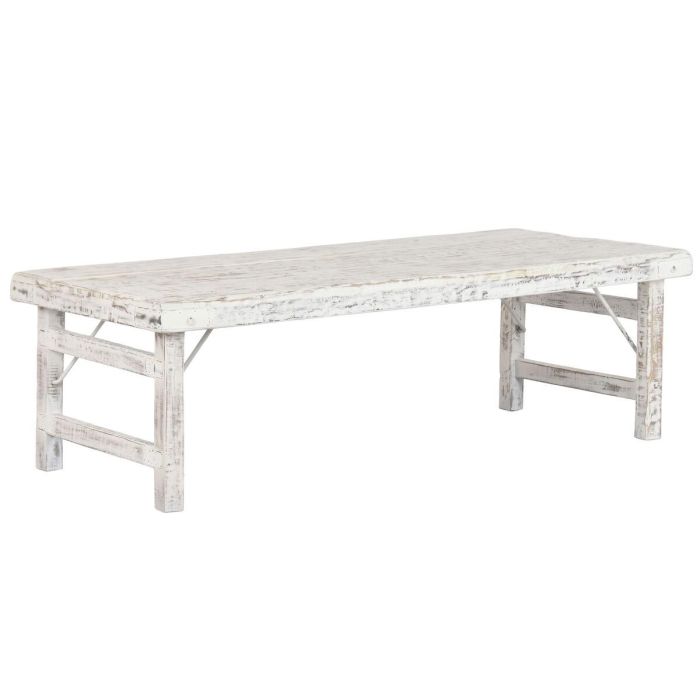 DKD Home Decor Mesa Centro Plegable Indio Blanco 148 x 69 x 47 cm 0 DKD Home Decor Mesa Centro Plegable Indio Blanco 148 x 69 x 47 cm 0