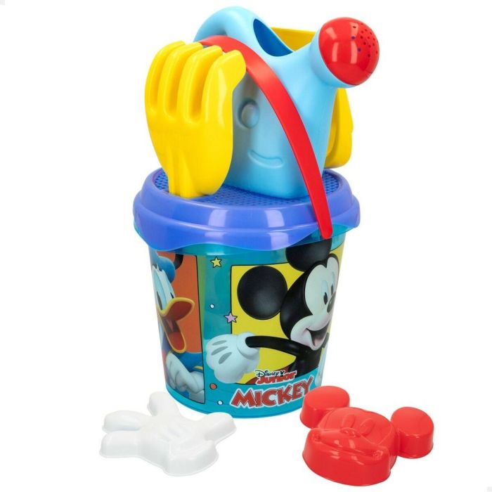 Set de Juguetes de Playa Mickey Mouse Ø 18 cm (16 Unidades) 4