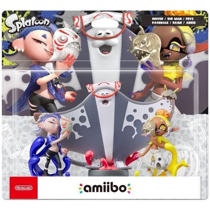 Figura Amiibo - Pasquale, Raimi y Angie | Colección Splatoon