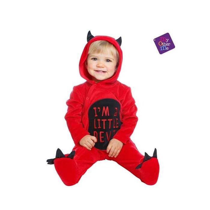 My Other Me Disfraz Bebé Diablillo Mono con Capucha Algodón Talla 0-6 meses 6 My Other Me Disfraz Bebé Diablillo Mono con Capucha Algodón Talla 0-6 meses 6