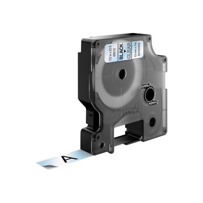 DYMO Cinta LM D1 12mmx7m Negro/transparente DYMO Cinta LM D1 12mmx7m Negro/transparente