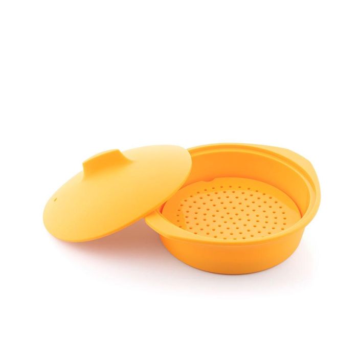 Vaporera de Silicona Multifunción con Recetas Silicotte InnovaGoods 2 Vaporera de Silicona Multifunción con Recetas Silicotte InnovaGoods 2