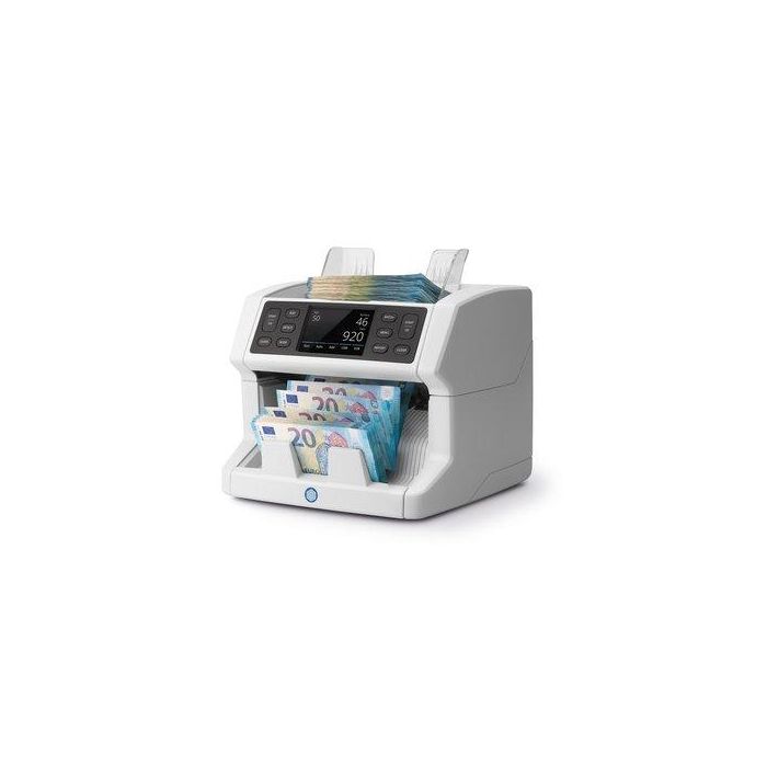 Contador De Billetes Safescan 2850 Con Calculadora/Detector Ultravioleta Y Tamaño