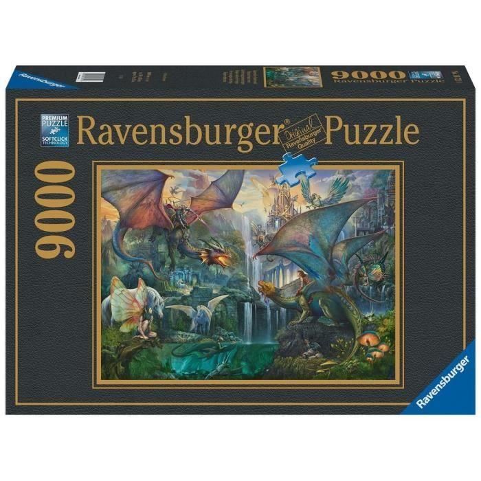 Ravensburger - Rompecabezas de 9000 piezas - El bosque mágico de los dragones 1