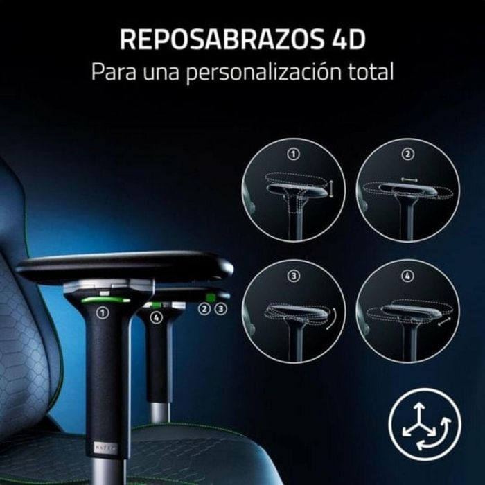 Silla de Oficina Razer Verde 3