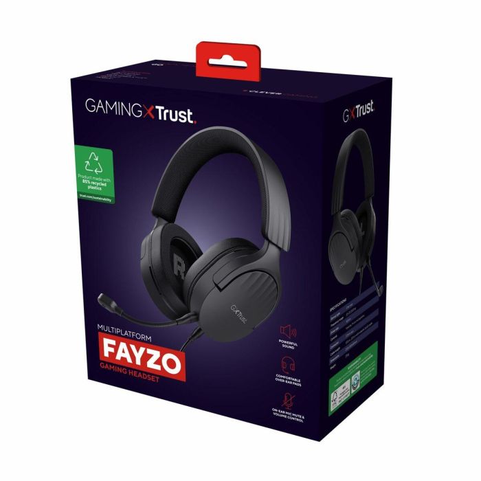 Auriculares con Micrófono Trust 24898 Negro 2 Auriculares con Micrófono Trust 24898 Negro 2