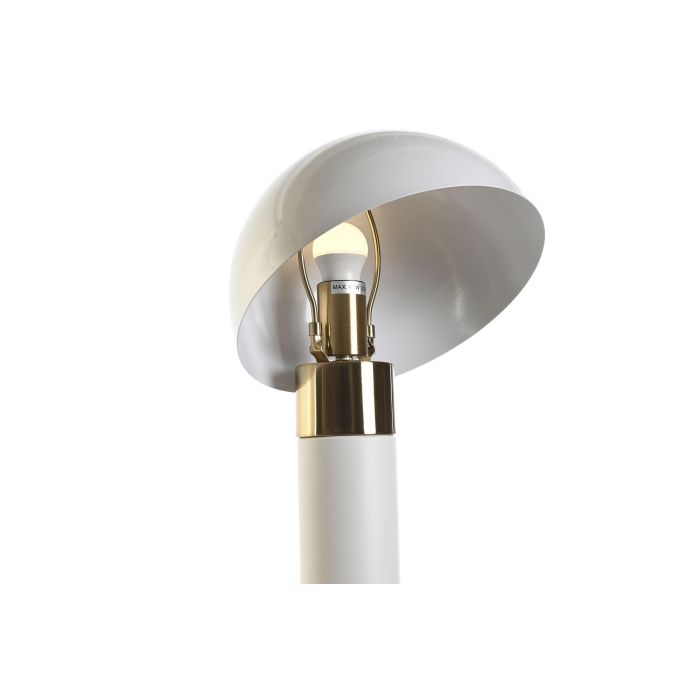 Lampara Sobremesa Moderno DKD Home Decor Blanco Dorado 24 x 36 x 24 cm 2 Lampara Sobremesa Moderno DKD Home Decor Blanco Dorado 24 x 36 x 24 cm 2