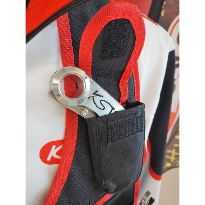 KS TOOLS Chaleco de Trabajo Multifuncional Poliéster con Bolsillo para Teléfono Talla Universal Ajustable 4