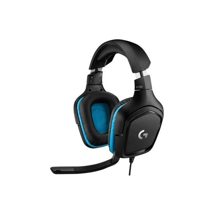 Logitech 981-000770 Auriculares Gaming G432 con Micrófono, Transductores de 50mm, DTS Headphone:X 2.0, Compatibles con PC, Mac, PS4, Xbox One, Nintendo Switch