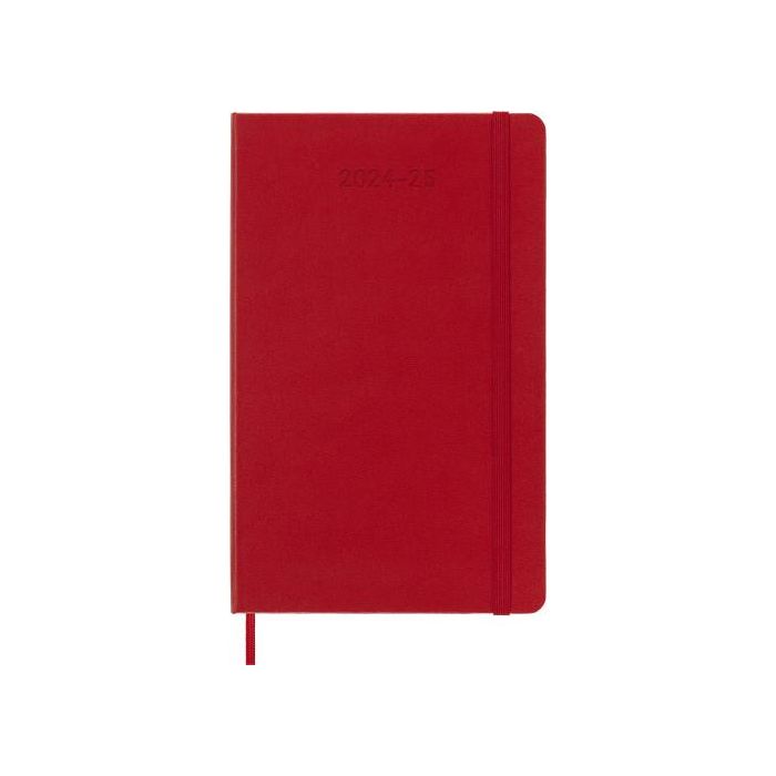 Agenda 18 Meses 2024-2025 Semanal P (9 X 14 Cm) Rojo Escarlata Tapa Blanda Moleskine DSF218WN2Y25