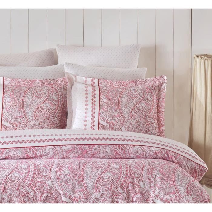 Juego de cama ASI8683342464284 - 1 funda nórdica 220x240 cm + 2 fundas almohada 60x60 cm - 100% algodón reforzado - Rosa 2