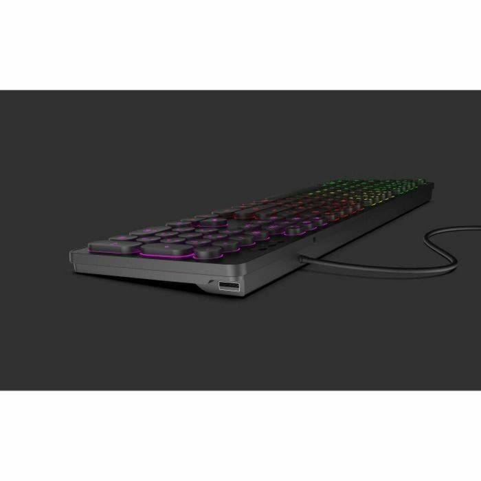 Teclado RGB con cable - MOBILITY LAB - ML306858 - AZERTY - Teclas redondas - Negro 2