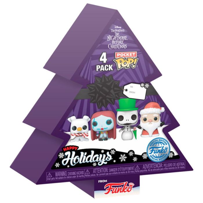 Arbol con 4 figuras Pocket POP Disney Pesadilla Antes de Navidad Holiday Exclusive 1 Arbol con 4 figuras Pocket POP Disney Pesadilla Antes de Navidad Holiday Exclusive 1