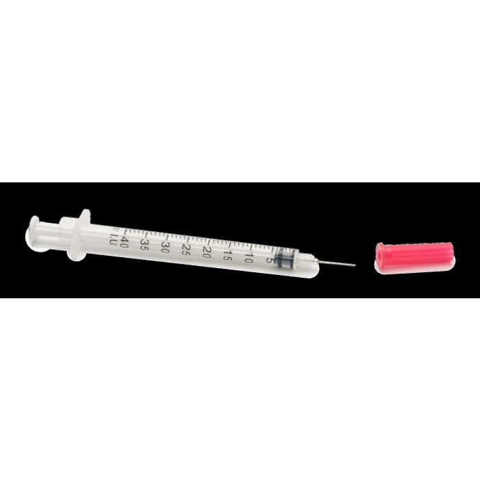 Covetrus Jeringa de Insulina con Aguja 30G, Escala U40, Desechable, 100 Unidades - Fabricada en Alemania