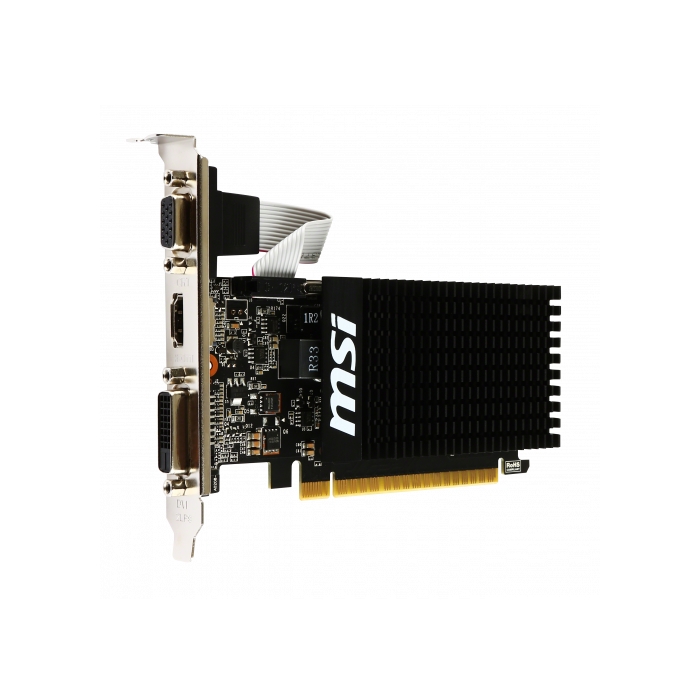 MSI 912-V809-2016 Tarjeta Gráfica NVIDIA GeForce GT 710 2 GB GDDR3 Pasivo 3